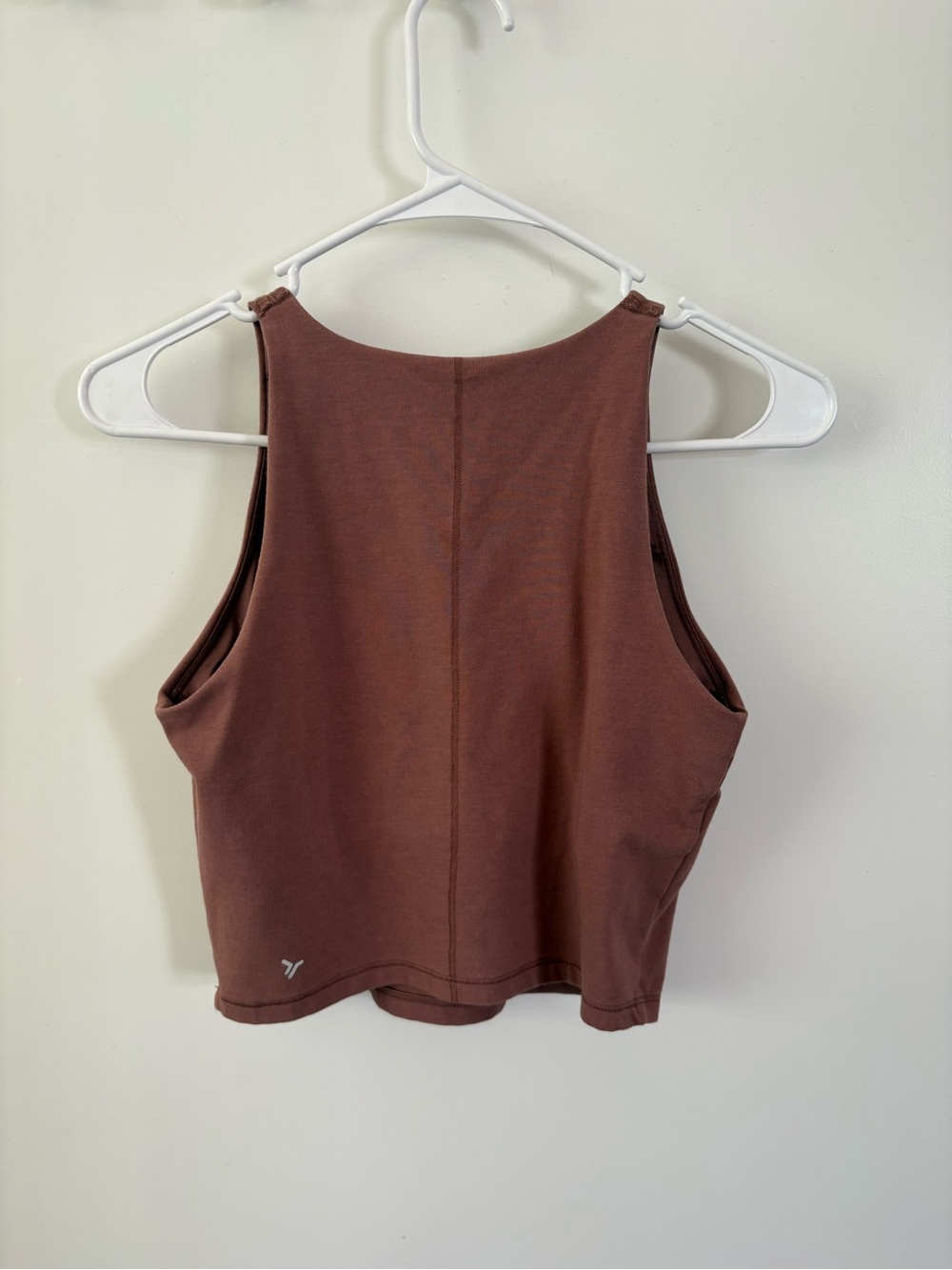Old Navy Women’s Rust Brown Crop Tank Top - Picture 2 of 3